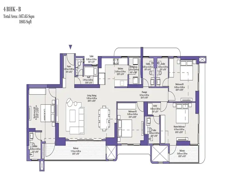 Birla Punya Floor Plan